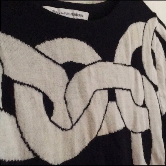 Diane Von Furstenberg Kivel Chain Sweater Dress - Picture 7 of 7